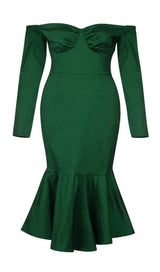 PLUS SIZE OFF THE SHOULDER MIDI DRESS Dresses styleofcb 