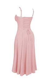BABY PINK BUSTIER SUNDRESS styleofcb 