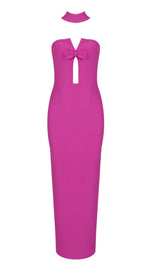 STRAPLESS MAXI DRESS IN BLACK Dresses styleofcb XS PINK 