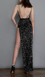 SEQUIN BANDAGE BACKLESS MINI DRESS Dresses styleofcb 