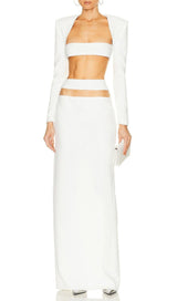 WHITE TWO PIECES BANDAGE SET styleofcb 