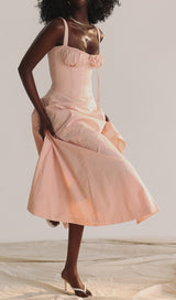 BABY PINK BUSTIER SUNDRESS styleofcb 