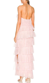 FRINGED BACKLESS MAXI DRESS Dresses styleofcb 