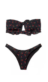 BLACK CHERRY BIKINI SUIT Swimwear Oh CICI 