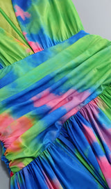 MIXED FLORA SLEEVELESS MAXI DRESS DRESS styleofcb 