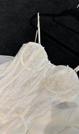 BANDAGE SATIN LACE MIDI DRESS IN WHITE Dresses styleofcb 