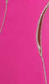 CRYSTAL WAVY CUTOUT THIGH-SLIT CADY GOWN styleofcb 