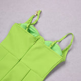 BANDAG MINI DRESS IN GREEN Dresses styleofcb 