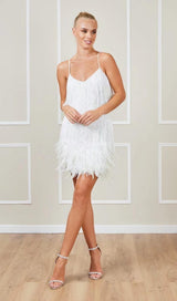 TASSEL FEATHER MINI DRESS Dressers styleofcb 