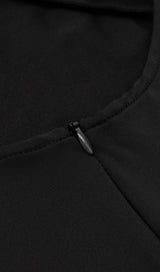 BACKLESS MIDI DRESS IN BLACK Dresses styleofcb 