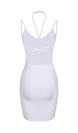 DIAMOND BANDAGE MINI DRESS IN WHITE Dresses styleofcb 