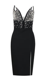 SEQUIN V NECK MINI DRESS Dresses styleofcb 