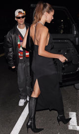 DEEP V MAXI DRESS IN BLACK Dresses styleofcb 