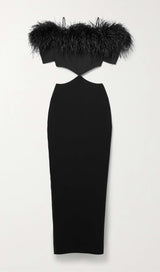 BANDAGE BACKLESS MAXI DRESS IN BLACK Dresses styleofcb 
