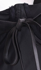 BANDAGE SLEEVELESS MINI DRESS IN BLACK styleofcb 