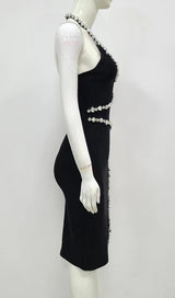 DIAMOND MAXI DRESS IN BLACK Dresses styleofcb 