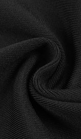 CUTOUT SIDE DETAIL MIDI DRESS IN BLACK Dresses styleofcb 