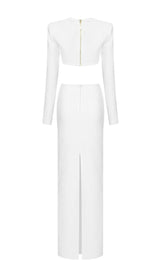 WHITE TWO PIECES BANDAGE SET styleofcb 