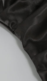 STRAPLESS BOWKNOT MINI DRESS IN BLACK Oh CICI 