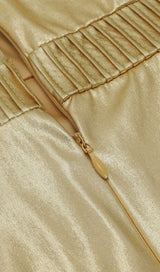 BANDAGE BODYCON MINI DRESS IN GOLD Dresses styleofcb 