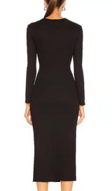 BANDAGE MIDI DRESS IN BLACK Dresses styleofcb 