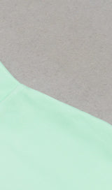 STRAPLESS CORSET MIDI DRESS IN SEAFOAM GREEN DRESS styleofcb 