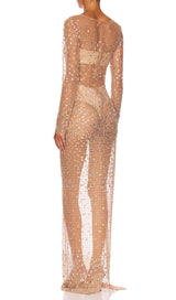 SEQUIN LACE PERSPECTIVE DRESS IN PINK DRESS styleofcb 