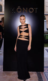 CUTOUT TWO PIECES SUIT IN BLACK styleofcb 