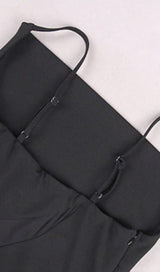 STRAP BODYCON MIDI DRESS IN BLACK Dresses styleofcb 