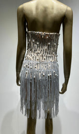 STRAPLESS MIDI DRESS IN WHITE Dresses styleofcb 