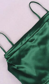 SATIN STRAP MAXI DRESS IN VERDE Dresses styleofcb 