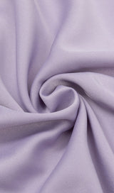 SATIN CRYSTAL MIDI DRESS IN LILAC GRAY DRESS styleofcb 