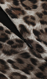 LEOPARD STRAPLESS MINI DRESS DRESSES styleofcb 