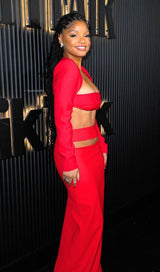 RED TWO PIECES BANDAGE SET styleofcb 