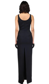 CUT OUT BANDAGE MAXI DRESS IN BLACK Dresses styleofcb 