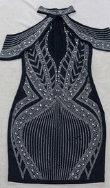 OFF THE SHOULDER HALTER MINI DRESS Dresses styleofcb 