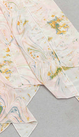 ALLOVER PRINT SPLIT THIGH BACKLESS DRESS DRESS sis label 