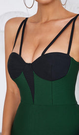 BANDAGE MAXI DRESS IN GREEN Dresses styleofcb 