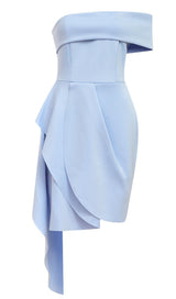 BANDAGE MIDI DRESS IN BLUE Dresses styleofcb 