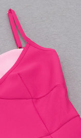 BANDAGE MIDI DRESS IN PINK Dresses styleofcb 