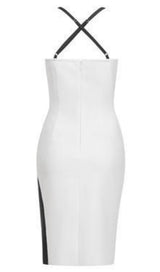 BANDAGE MIDI DRESS IN WHITE Dresses styleofcb 