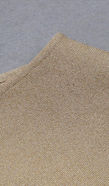 BANDAGE MINI DRESS IN BEIGE Dresses styleofcb 