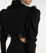 LACE HOLLOW OUT MINI DRESS IN BLACK DRESS styleofcb 