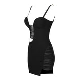 CUT OUT BANDAGE MINI DRESS IN BLACK DRESS styleofcb 