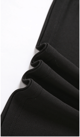 BLACK SLING SHOULDER SLIT DRESS styleofcb 