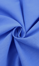 BRAWSTRING WAIST SHORT SHIRT IN BLUE styleofcb 