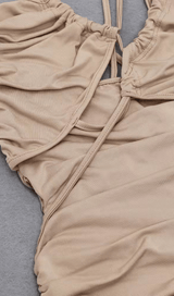 Backless slim wrap hip dress styleofcb 