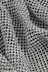 BLACK HALTER BANDAGE CORSETED DRESS WITH CRYSTAL CHAINMAIL Sequins Dress styleofcb 