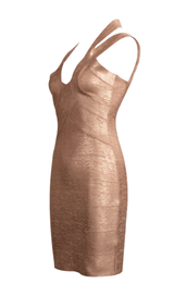 Bronzing bandage dress styleofcb 