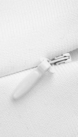 CONTRAST ASYMMETRIC TWO-PIECE SUIT Dresses styleofcb 